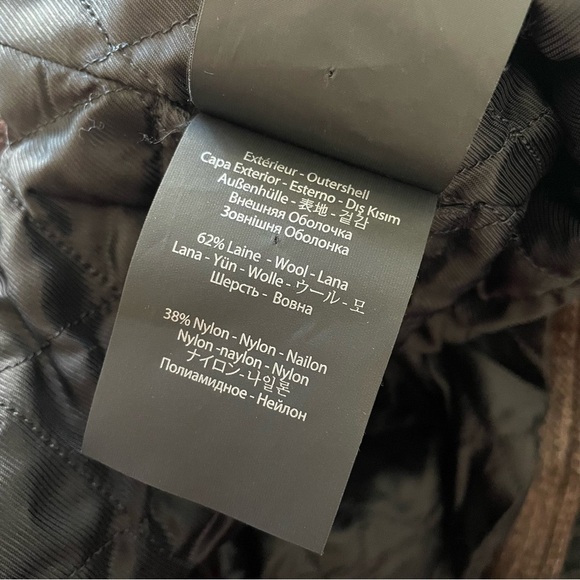 Mackage Men’s Clement Brown Plaid Wool Biker Motorcycle Jacket EUC Size 38/M - Picture 11 of 12